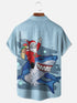 Men's Christmas Funny Graphic Short Sleeve Hawaiian Shirt